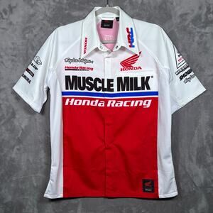 Troy Lee Designs Honda Racing Muscle Milk Team Shirt Men’s Small